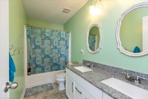 Bathroom at 4501 Goose Rock Drive, Indianapolis, IN