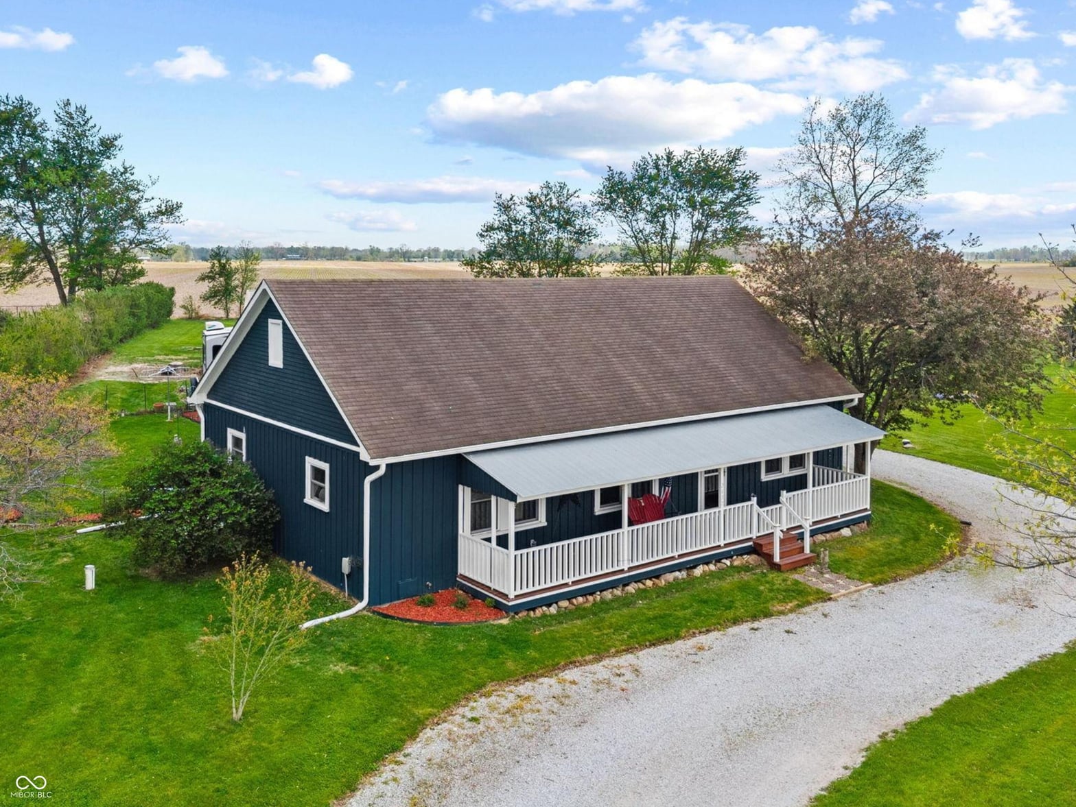 Front exterior at 2637 W County Road 650 S, Clayton, IN