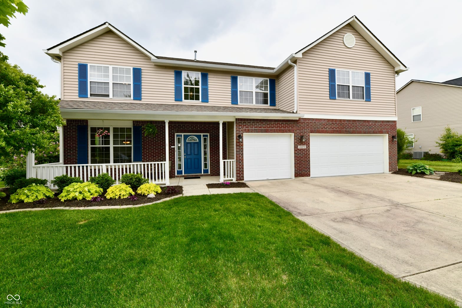 Front exterior at 13472 Lorenzo Boulevard, Carmel, IN