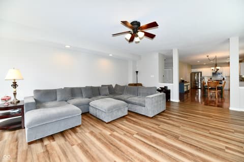 Living room at 13472 Lorenzo Boulevard, Carmel, IN