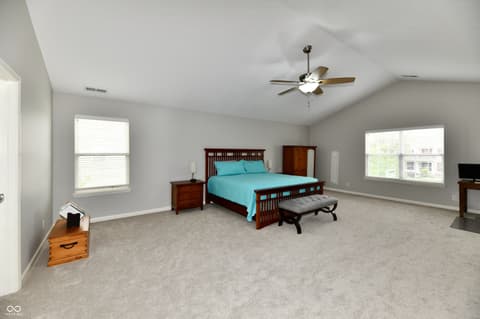 Primary bedroom at 13472 Lorenzo Boulevard, Carmel, IN