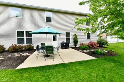 Backyard at 13472 Lorenzo Boulevard, Carmel, IN
