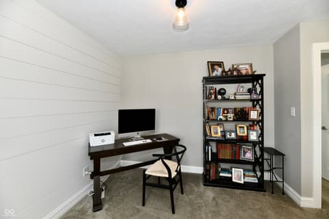 Home office at 9861 Bucklebury Lane, Carmel, IN