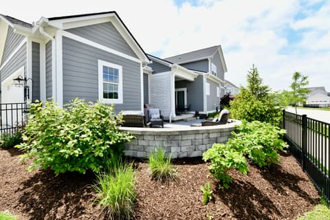 Backyard at 9861 Bucklebury Lane, Carmel, IN