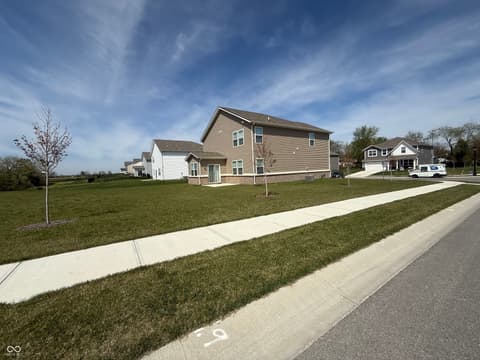Side exterior at 1485 Covington Boulevard, Franklin, IN