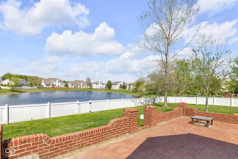 Outdoor living area at 954 Farmington Trail, Brownsburg, IN