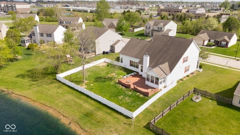 Aerial view at 954 Farmington Trail, Brownsburg, IN