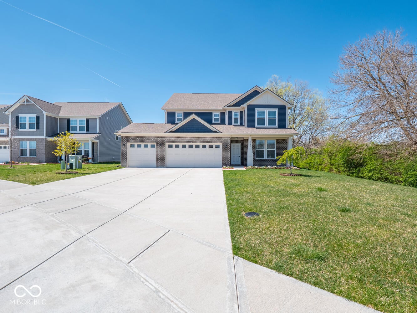 Front exterior at 6136 Clydesdale Lane, Indianapolis, IN