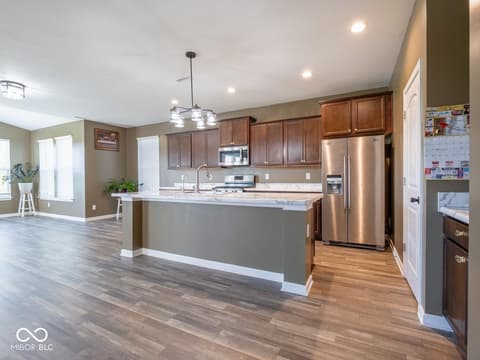 Kitchen at 6136 Clydesdale Lane, Indianapolis, IN