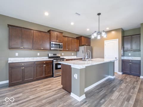 Kitchen at 6136 Clydesdale Lane, Indianapolis, IN