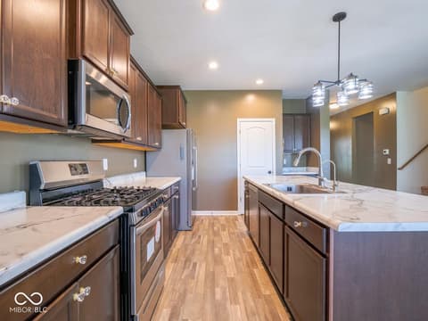 Kitchen at 6136 Clydesdale Lane, Indianapolis, IN