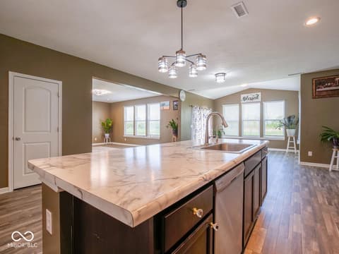 Kitchen at 6136 Clydesdale Lane, Indianapolis, IN