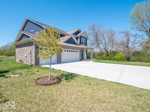 Front exterior at 6136 Clydesdale Lane, Indianapolis, IN
