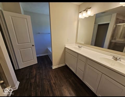 Bathroom at 7696 Rolling Green Drive, Plainfield, IN