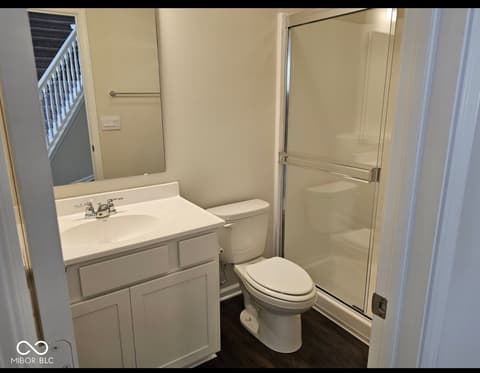 Bathroom at 7696 Rolling Green Drive, Plainfield, IN