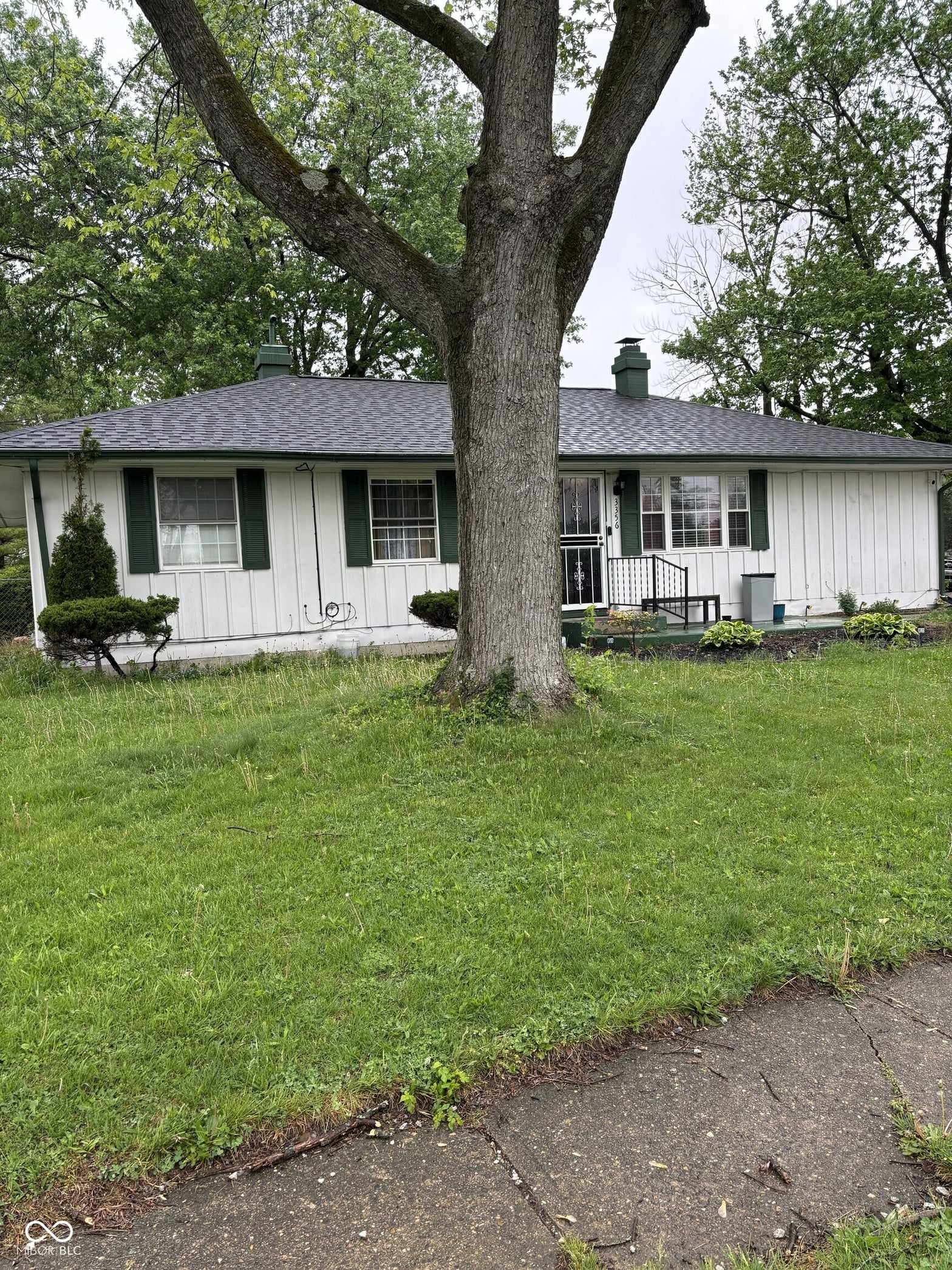 Front exterior at 3356 Voigt Drive, Indianapolis, IN