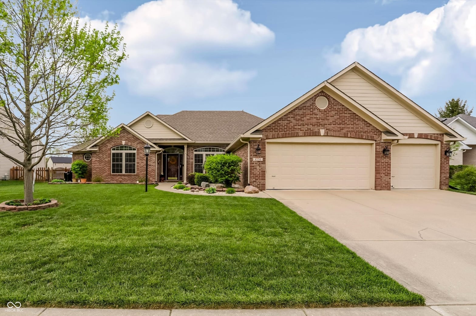 Front exterior at 8130 Grassy Meadow Court, Indianapolis, IN
