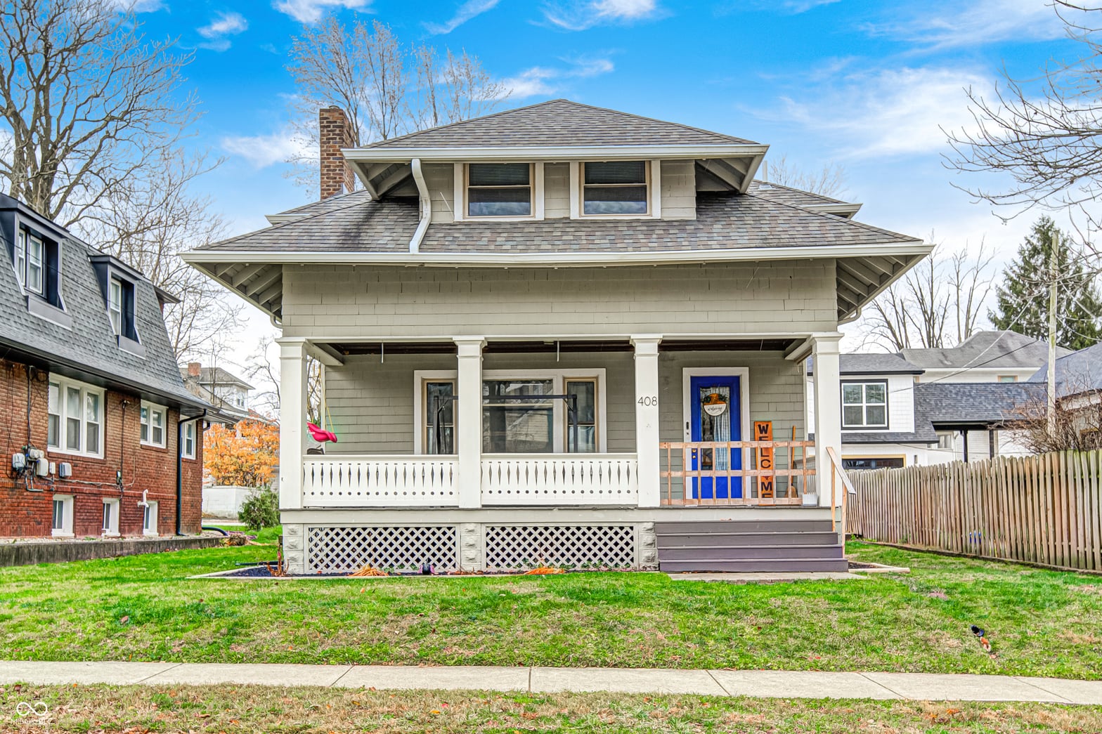 Front exterior at 408 E Walnut Street, Greencastle, IN