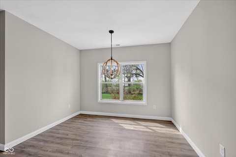 Dining room at 2121 Jennifer Court, Franklin, IN