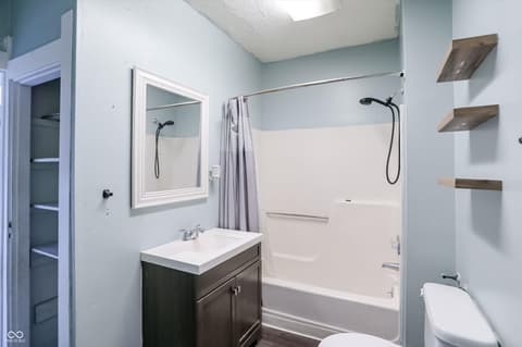 Bathroom at 107 1st Street, Shelbyville, IN