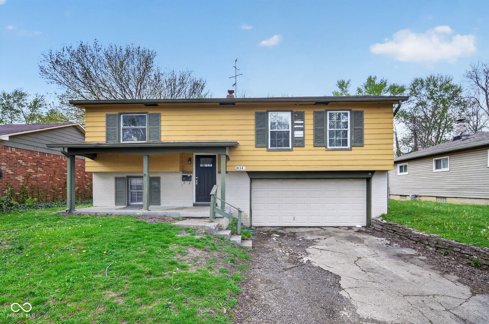 Front exterior at 8114 E 36th Street, Indianapolis, IN