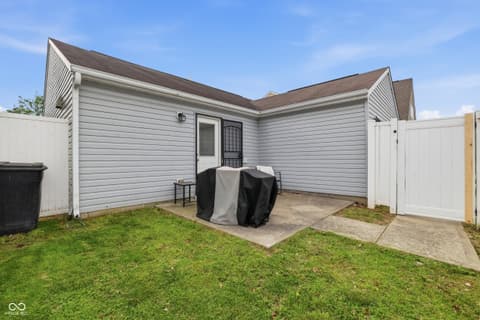 Backyard at 3526 Shepperton Boulevard, Indianapolis, IN