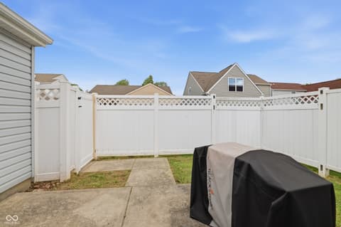 Outdoor living area at 3526 Shepperton Boulevard, Indianapolis, IN