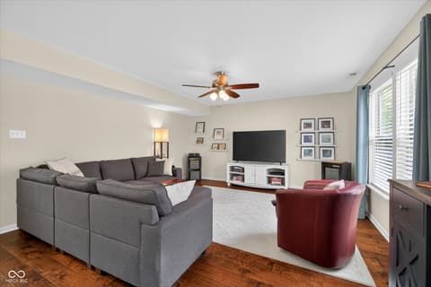 Family room at 15941 Concert Way, Noblesville, IN