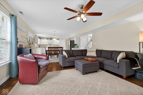 Family room at 15941 Concert Way, Noblesville, IN