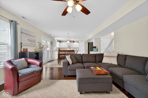Family room at 15941 Concert Way, Noblesville, IN