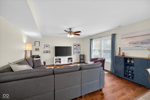 Family room at 15941 Concert Way, Noblesville, IN