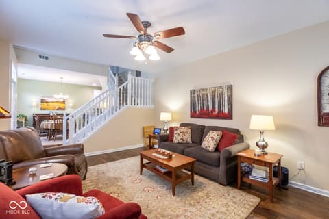 Living room at 2326 Colfax Lane, Indianapolis, IN
