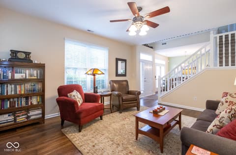 Living room at 2326 Colfax Lane, Indianapolis, IN