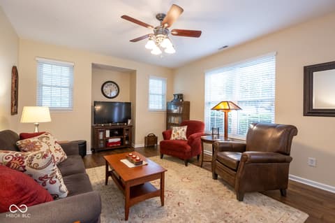 Living room at 2326 Colfax Lane, Indianapolis, IN