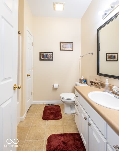 Bathroom at 2326 Colfax Lane, Indianapolis, IN