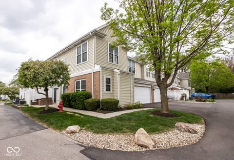Front exterior at 2326 Colfax Lane, Indianapolis, IN