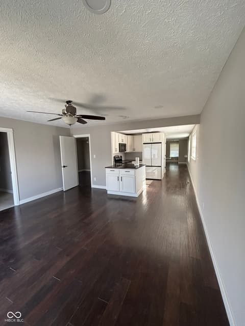 Family room at 3852 Hoyt Avenue, Indianapolis, IN