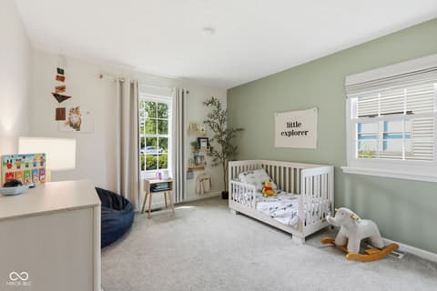 Bedroom at 624 Colbarn Drive, Fishers, IN