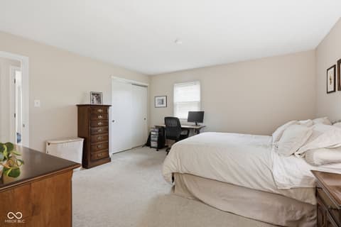 Primary bedroom at 624 Colbarn Drive, Fishers, IN