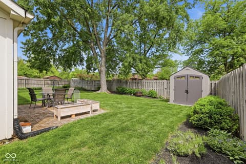 Yard at 624 Colbarn Drive, Fishers, IN