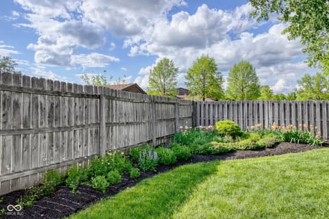 Backyard at 624 Colbarn Drive, Fishers, IN
