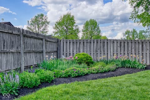 Backyard at 624 Colbarn Drive, Fishers, IN