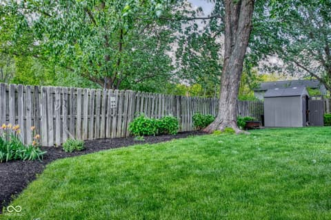 Backyard at 624 Colbarn Drive, Fishers, IN