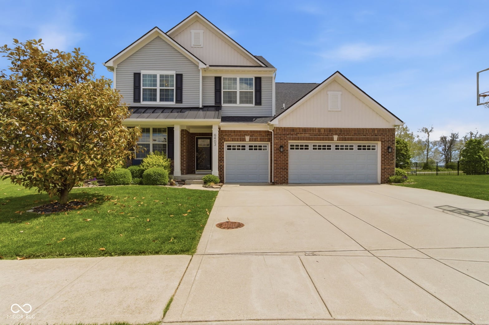 Front exterior at 6403 Tradition Drive, Brownsburg, IN