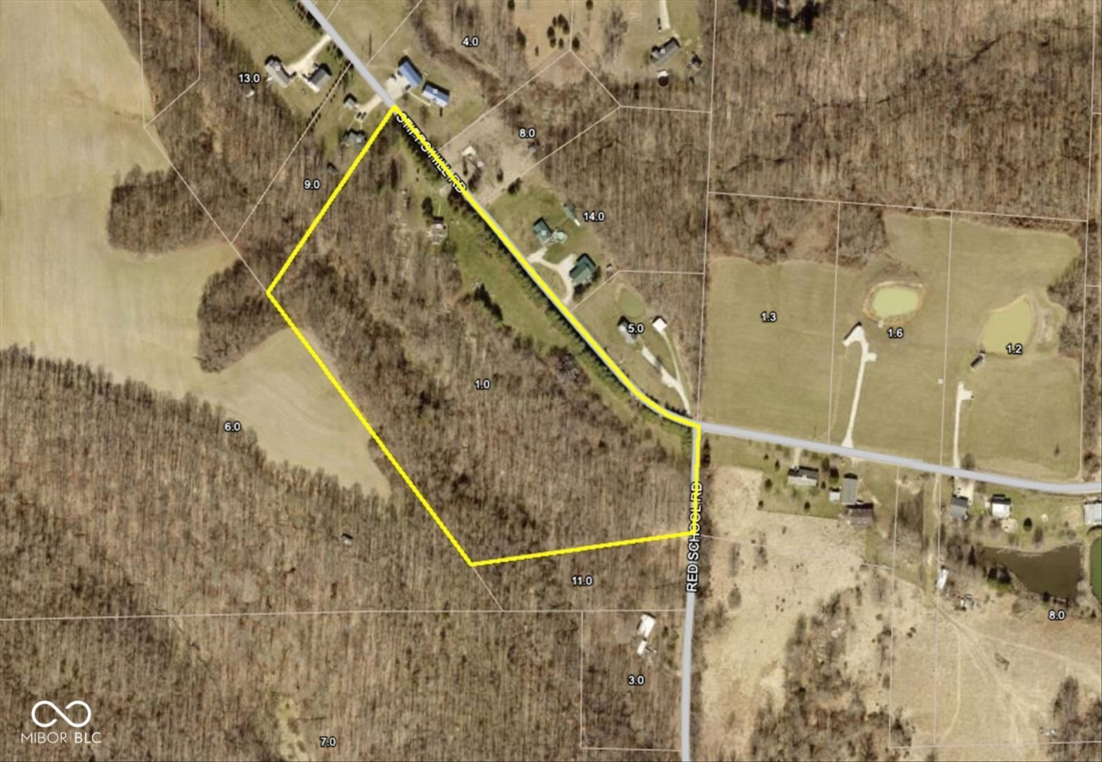 Map — 24144 Stipps Hill Road, Laurel, IN