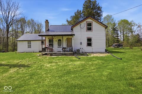 Backyard at 24144 Stipps Hill Road, Laurel, IN
