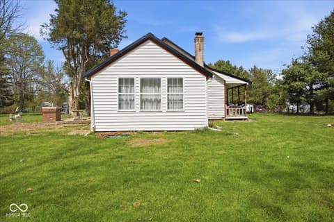 Side exterior at 24144 Stipps Hill Road, Laurel, IN