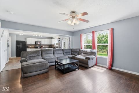 Living room at 9711 W Stargazer Drive, Pendleton, IN