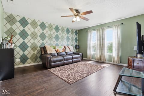 Living room at 9711 W Stargazer Drive, Pendleton, IN