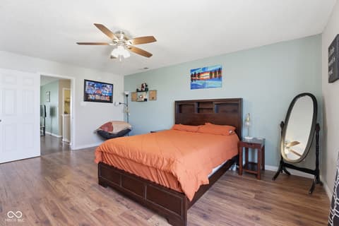Bedroom at 9711 W Stargazer Drive, Pendleton, IN